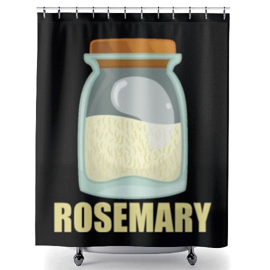 Rosemary Spice Flavor Food Cooking Shower Curtains
