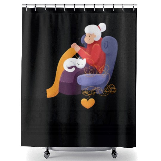 I Love My Grandma Shower Curtains