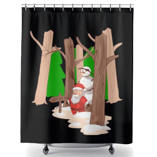 Santa Claus Shower Curtains