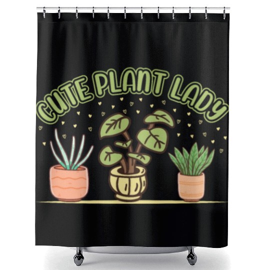 Plant Lover Gardening Plant Garden Gardener Cute P Shower Curtains