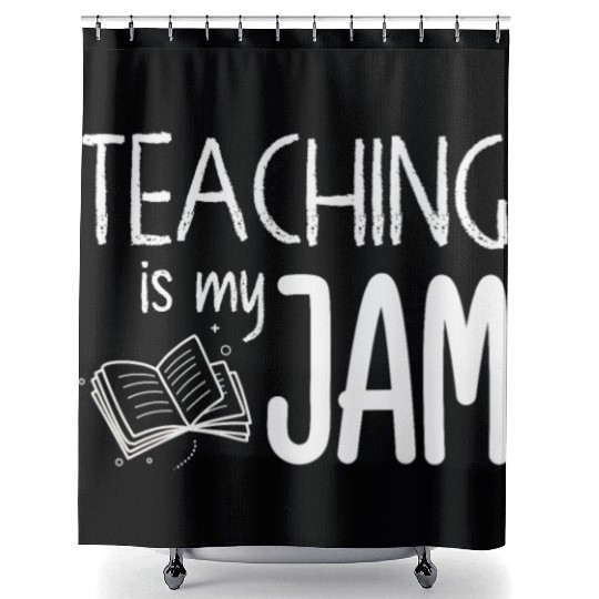 Teaching Is My Jam School Teacher Appreciation Shower Curtains