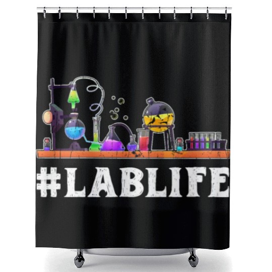 Lablife - laboratory Shower Curtains