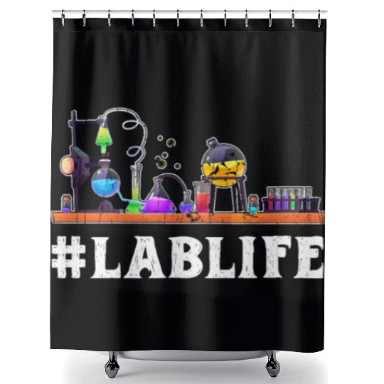 Lablife - laboratory Shower Curtains