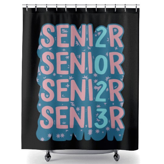 Graduation Shower Curtains, Senior Class Of 2023 Gift End