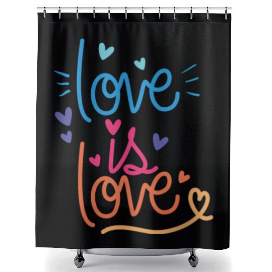 I love you so much Shower Curtains