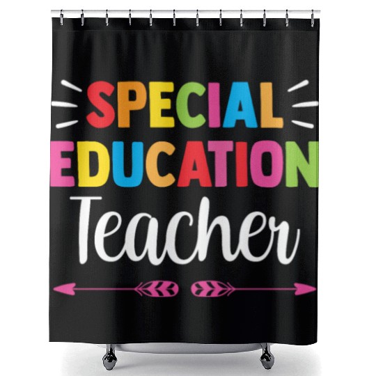 Special Education Teacher Cute Sped Awareness Shower Curtains