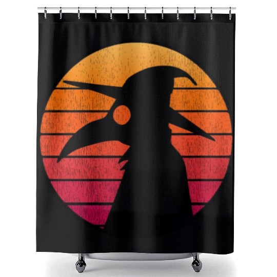 The Plague Doctor Costume Kids Retro Sun Plague Shower Curtains