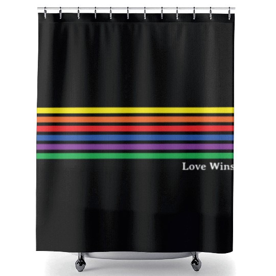 Gay Pride Rainbow Equality Shower Curtains