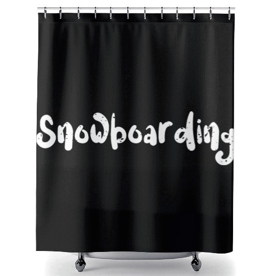 Snowboarding - Snowboarding Shower Curtains