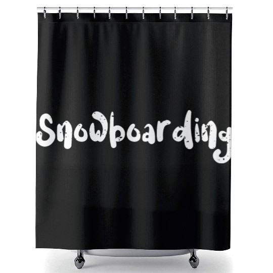 Snowboarding - Snowboarding Shower Curtains