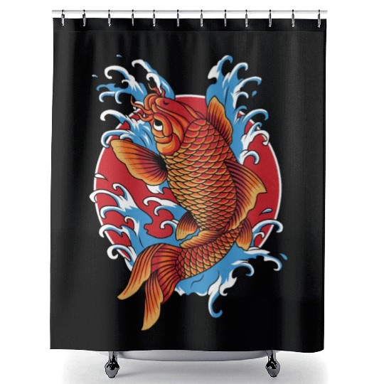 Koi Fish Shower Curtains