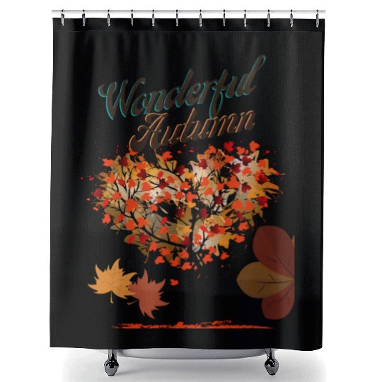 A wonderful autumn design. Shower Curtains
