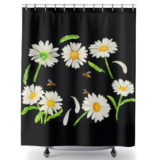 Marguerites Daisy Summer Daisies Flower Garden Shower Curtains