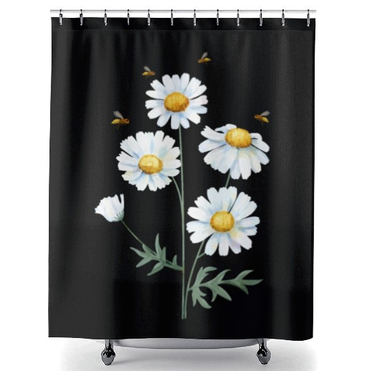 Marguerites Daisy Summer Daisies Flower Garden Shower Curtains