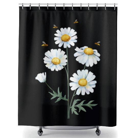 Marguerites Daisy Summer Daisies Flower Garden Shower Curtains