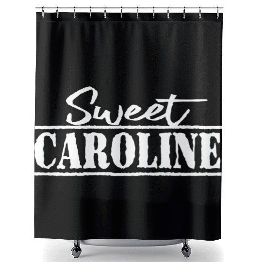 Sweet Caroline White 3 Shower Curtains