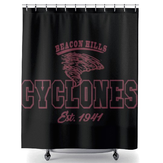 Beacon Hills Cyclones Team Spirit Shower Curtains