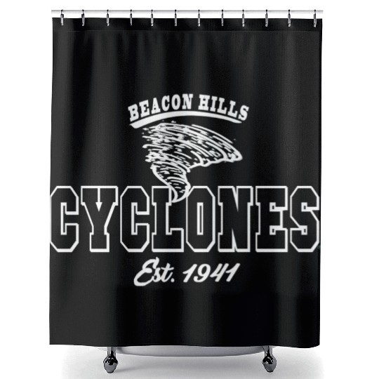 Beacon Hills High School Cyclones Shower Curtains