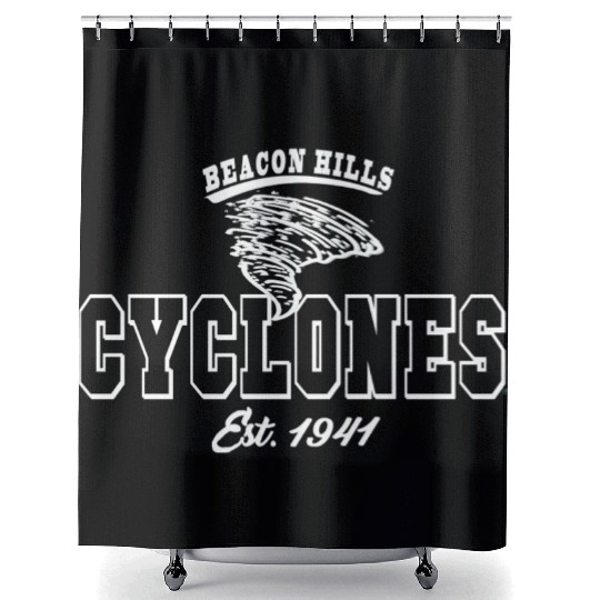Beacon Hills High School Cyclones Shower Curtains