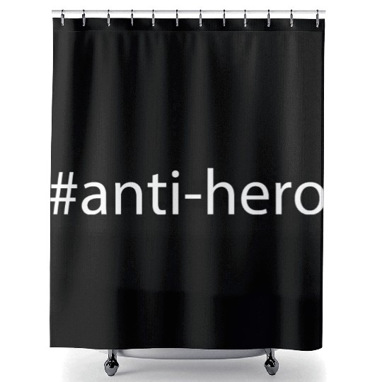 Anti-Hero Large # Hashtag Gift Music Fan Lover Shower Curtains