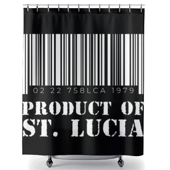 Product of St. Lucia (White) Shower Curtains