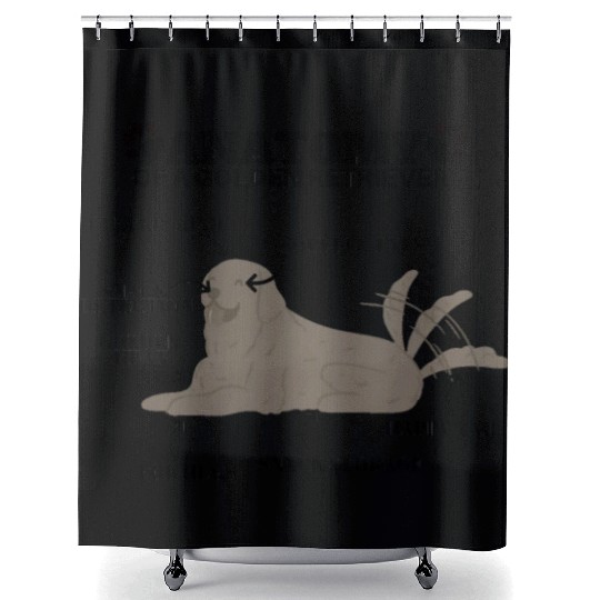 Anatomy of a Golden Retriever FunnyDog Lover Shower Curtains