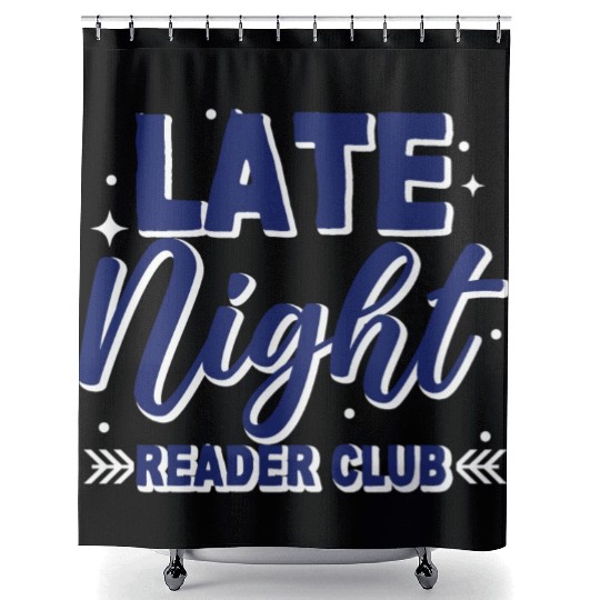 Late Night Reader Club 3 Shower Curtains