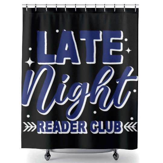 Late Night Reader Club 3 Shower Curtains