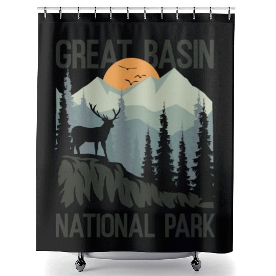 Great Basin National Park Mountains Wilderness Shower Curtains