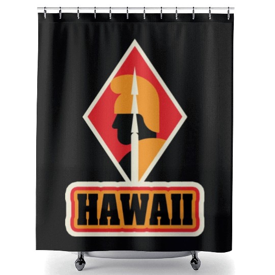 US States HAWAII Shower Curtains