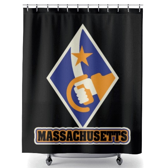 US States MASSACHUSETTS Shower Curtains