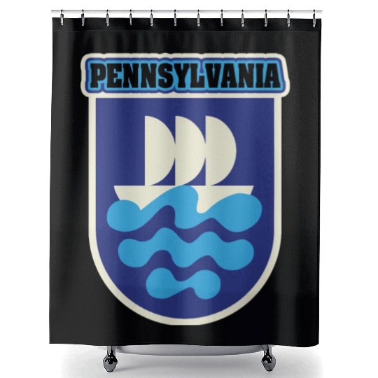 US States PENNSYLVANIA Shower Curtains