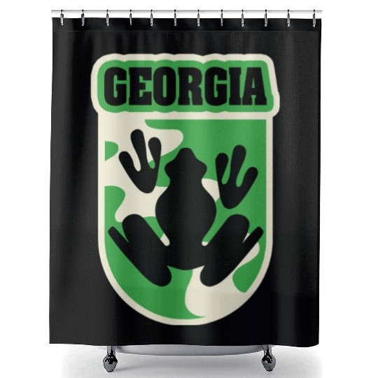 US States GEORGIA Shower Curtains