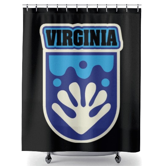 US States VIRGINIA Shower Curtains