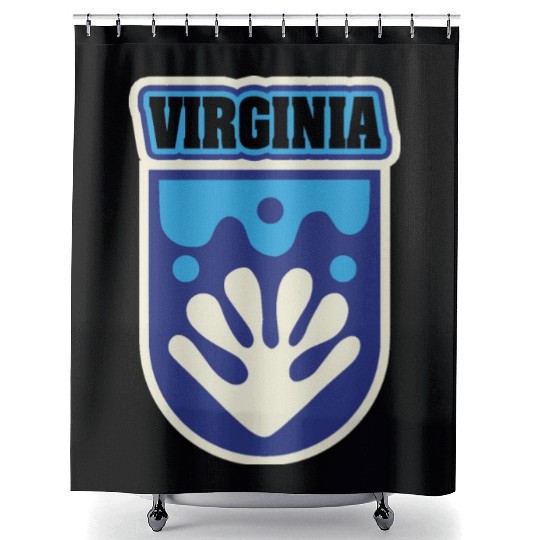 US States VIRGINIA Shower Curtains