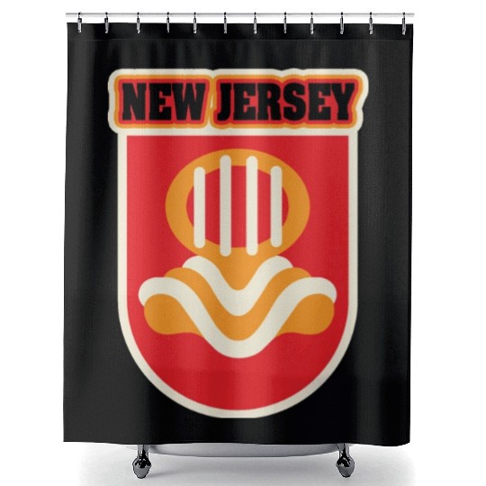 US States NEW JERSEY Shower Curtains