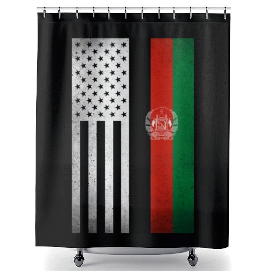 Afghanistan Design for proud Afghan Americans Shower Curtains