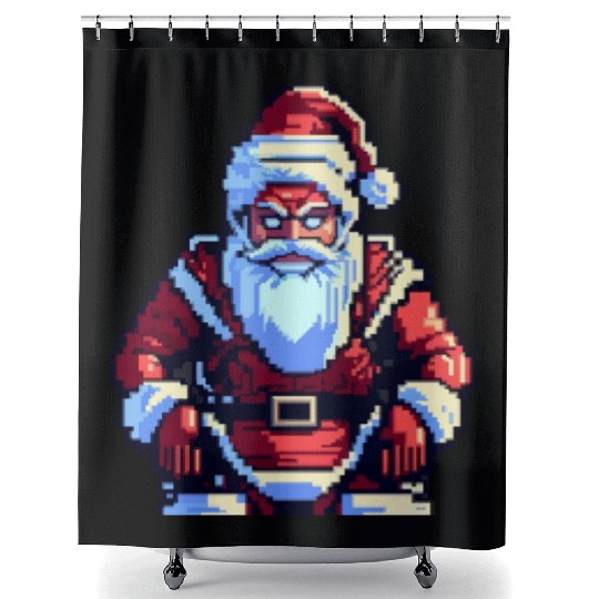 Sad Santa Shower Curtains