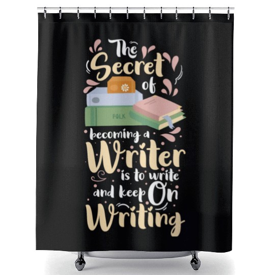 Writer Journalist Author Shower Curtains