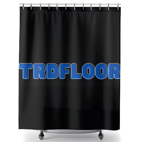 TRDFLOOR Blue Shower Curtains