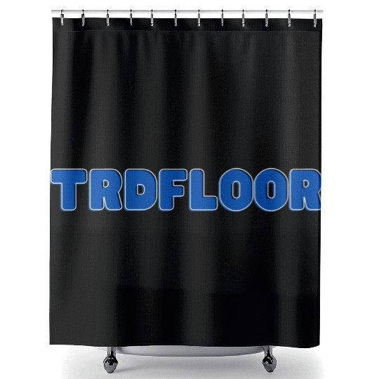 TRDFLOOR Blue Shower Curtains