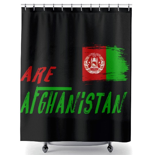 We are Afghanistan Shower Curtains