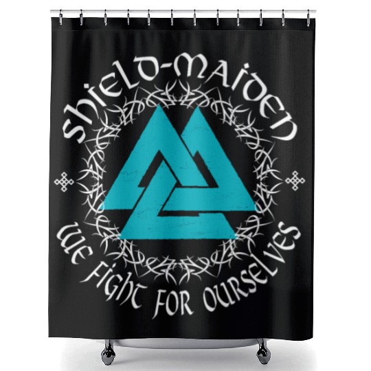 Daughter Of Freyja Schildmaid Viking Shower Curtains