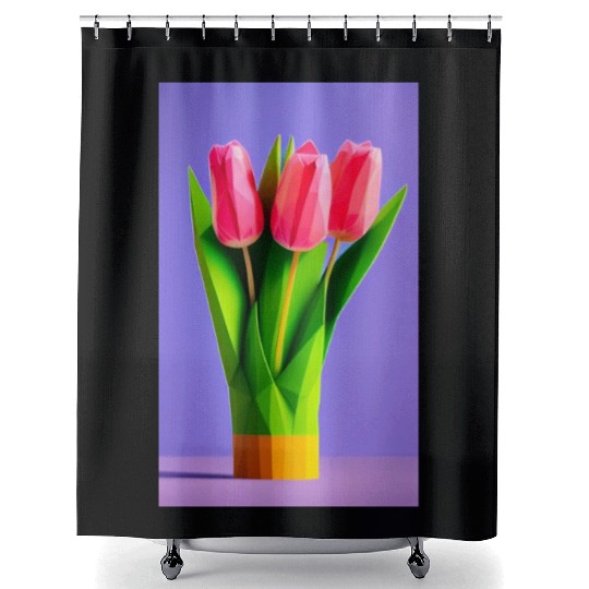 Tulips Shower Curtains