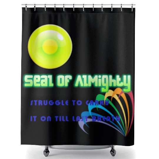 SEAL OF ALMIGHTY Shower Curtains