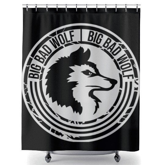 big bad wolf quote Shower Curtains