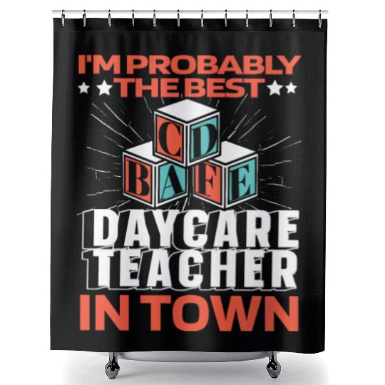 Daycare Teacher Funny Shower Curtains