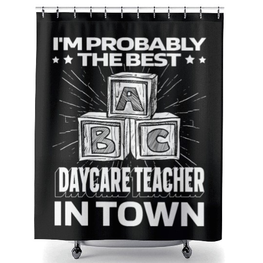 Daycare Teacher Funny Shower Curtains
