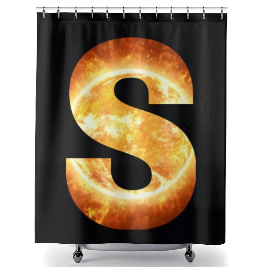 The sun is hot Shower Curtains