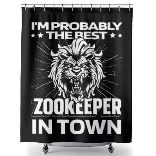 Zookeeper Lion Shower Curtains